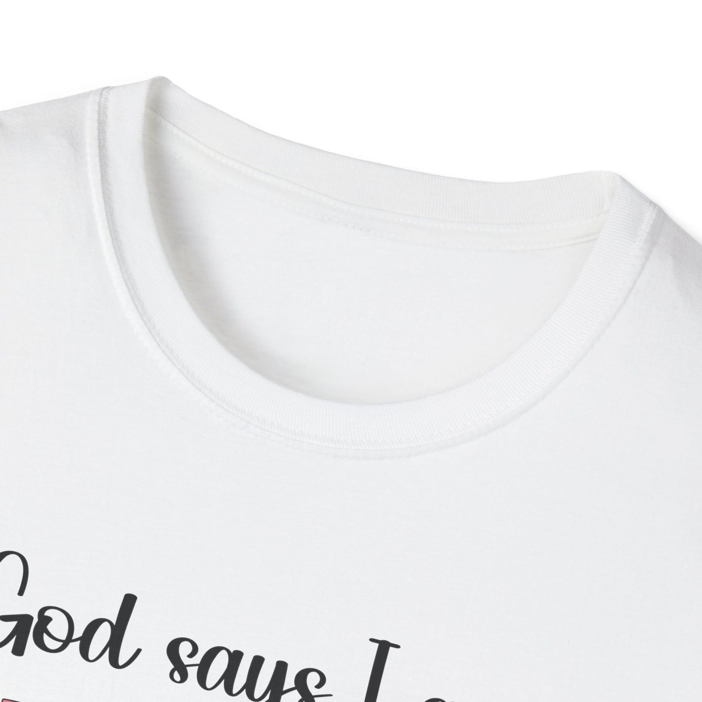 Empowering Affirmation T-Shirt, Inspirational Tee, God Says I Am, Motivational Presence, Self-Love Gift, Unisex Apparel