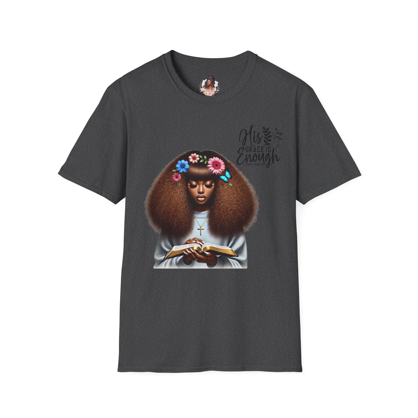 Graceful Christian Unisex T-Shirt - His Grace Is Enough Design