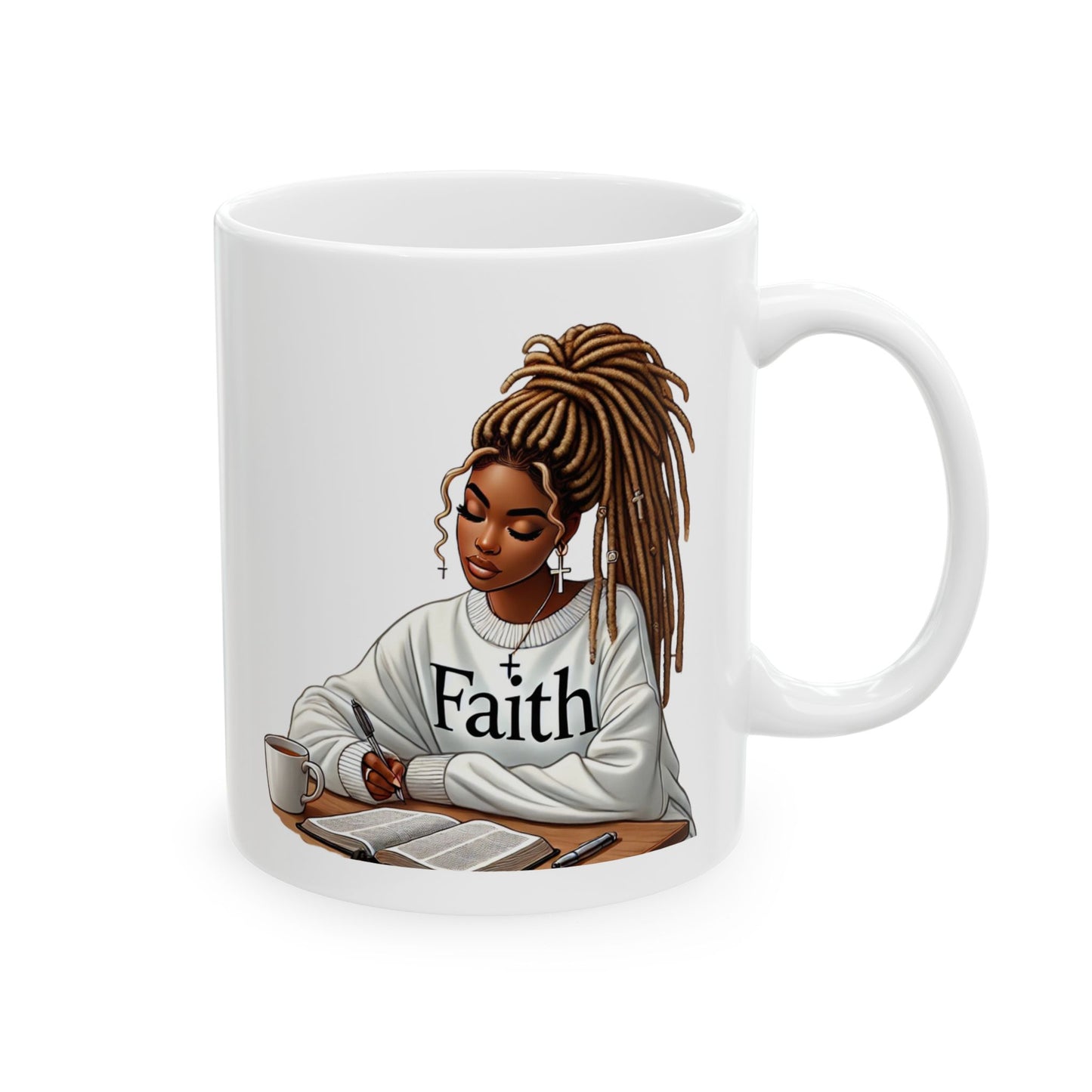 "Faith in Flow" Ceramic Mug – 11oz & 15oz