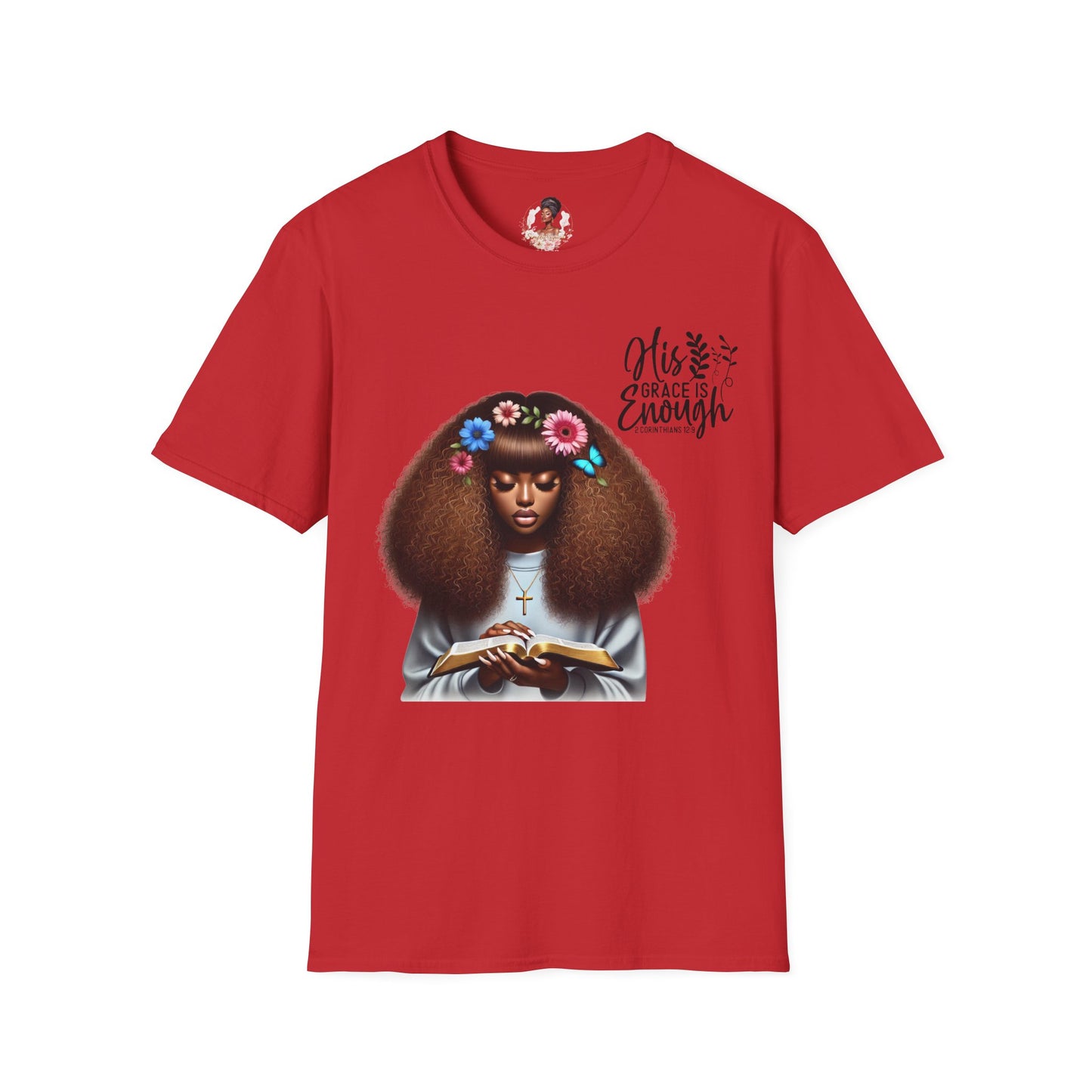 Graceful Christian Unisex T-Shirt - His Grace Is Enough Design