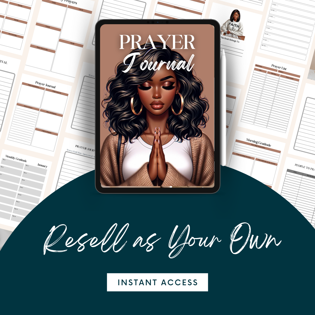 Faith Prayer Journal Vol. 1 (60 Pages) – PLR + MRR License