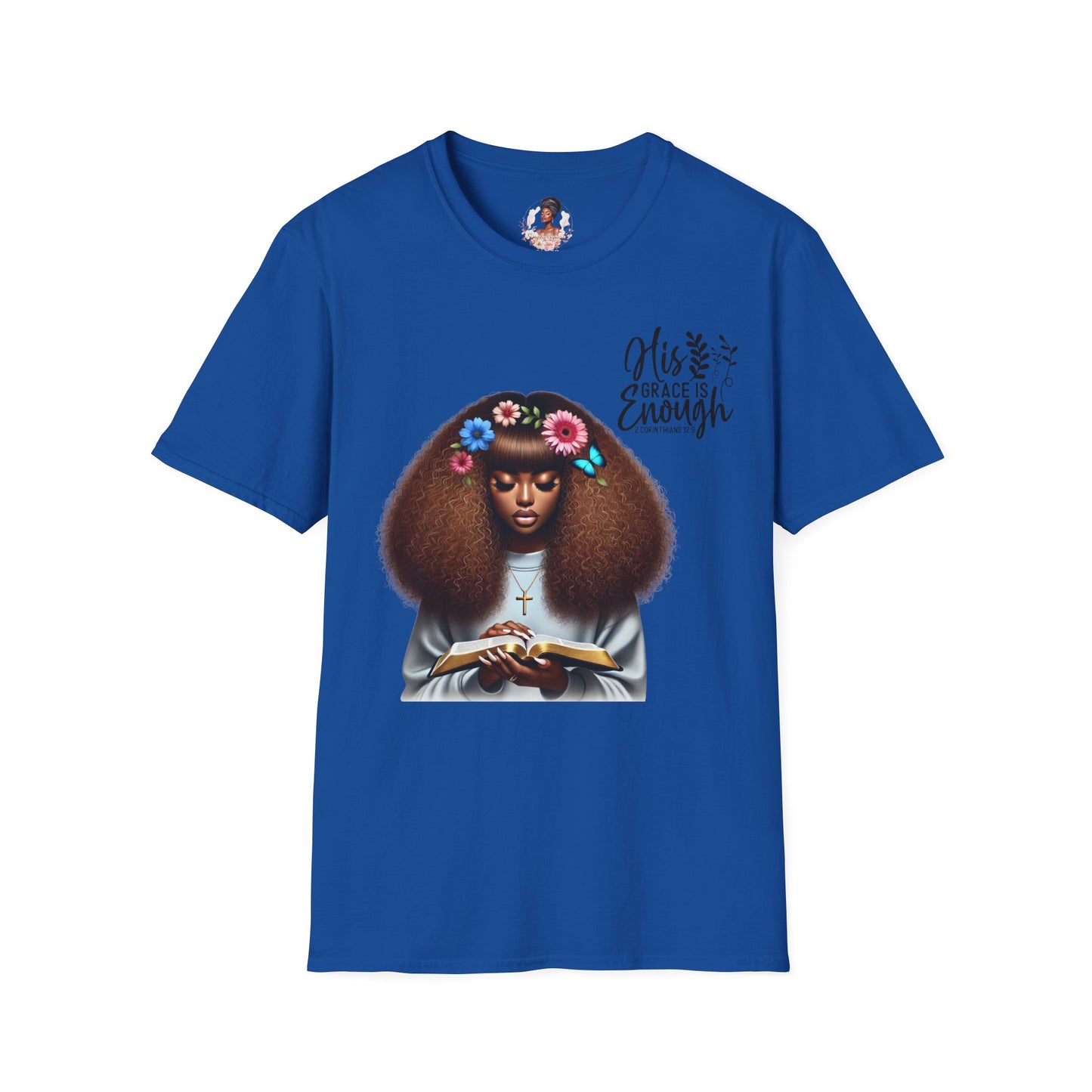 Graceful Christian Unisex T-Shirt - His Grace Is Enough Design