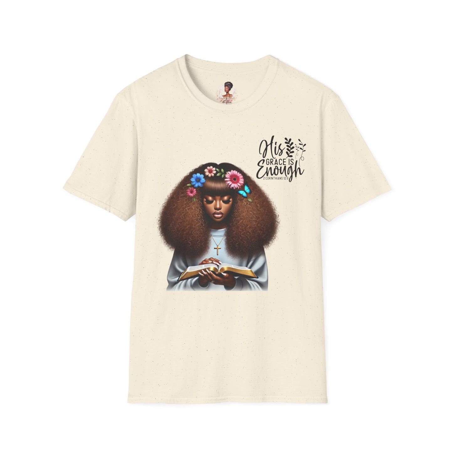 Graceful Christian Unisex T-Shirt - His Grace Is Enough Design