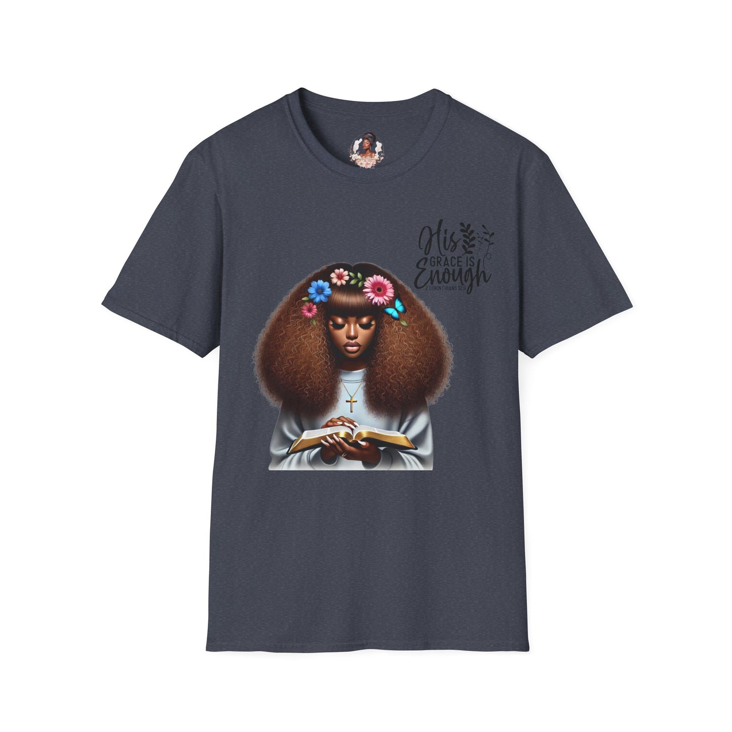 Graceful Christian Unisex T-Shirt - His Grace Is Enough Design