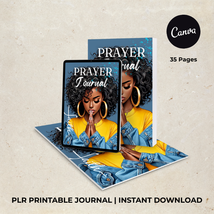 Faith Prayer Journal Vol. 2 (35 Pages) – PLR + MRR License