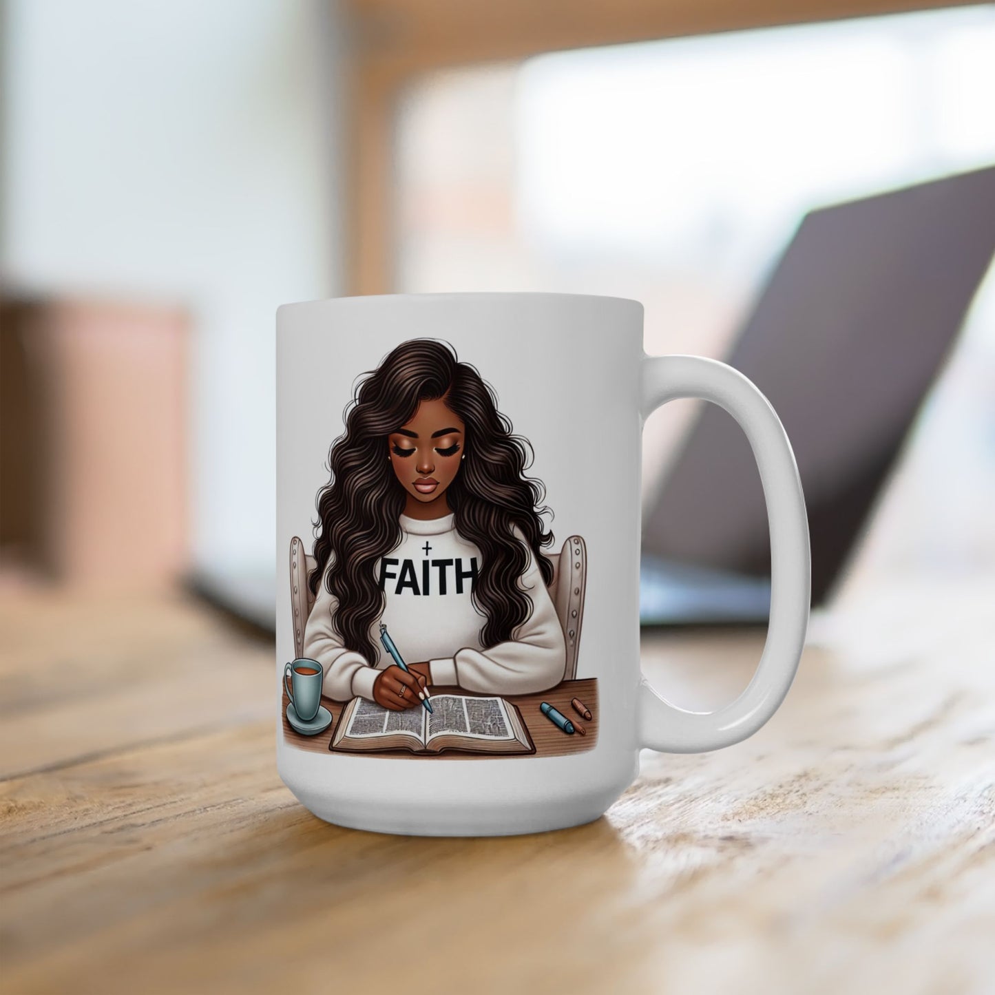 "Rooted in Faith" Ceramic Mug – 11oz & 15oz