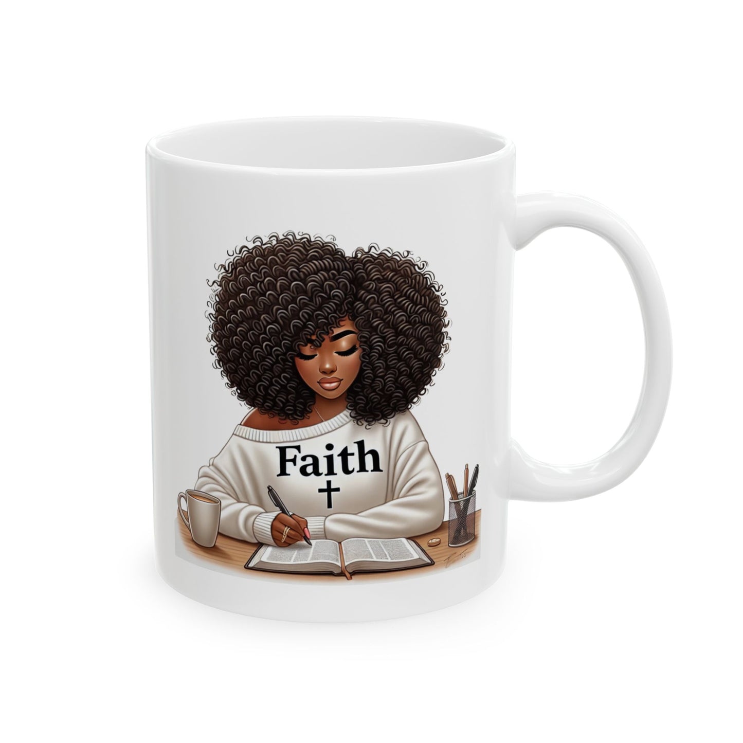 "Faith Unshaken" Ceramic Mug – 11oz & 15oz