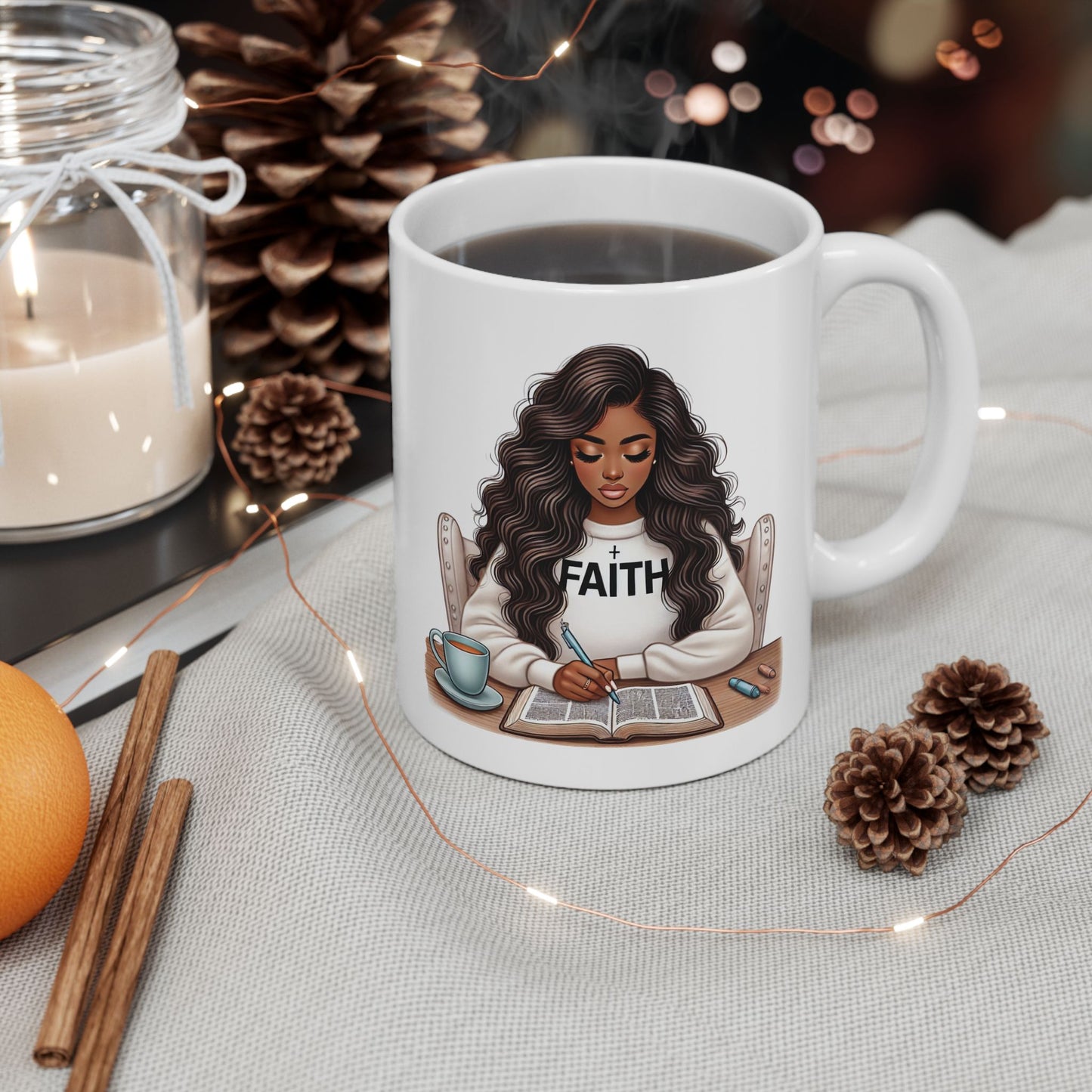 "Rooted in Faith" Ceramic Mug – 11oz & 15oz