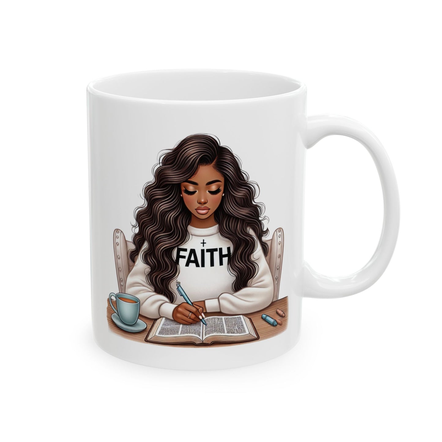 "Rooted in Faith" Ceramic Mug – 11oz & 15oz