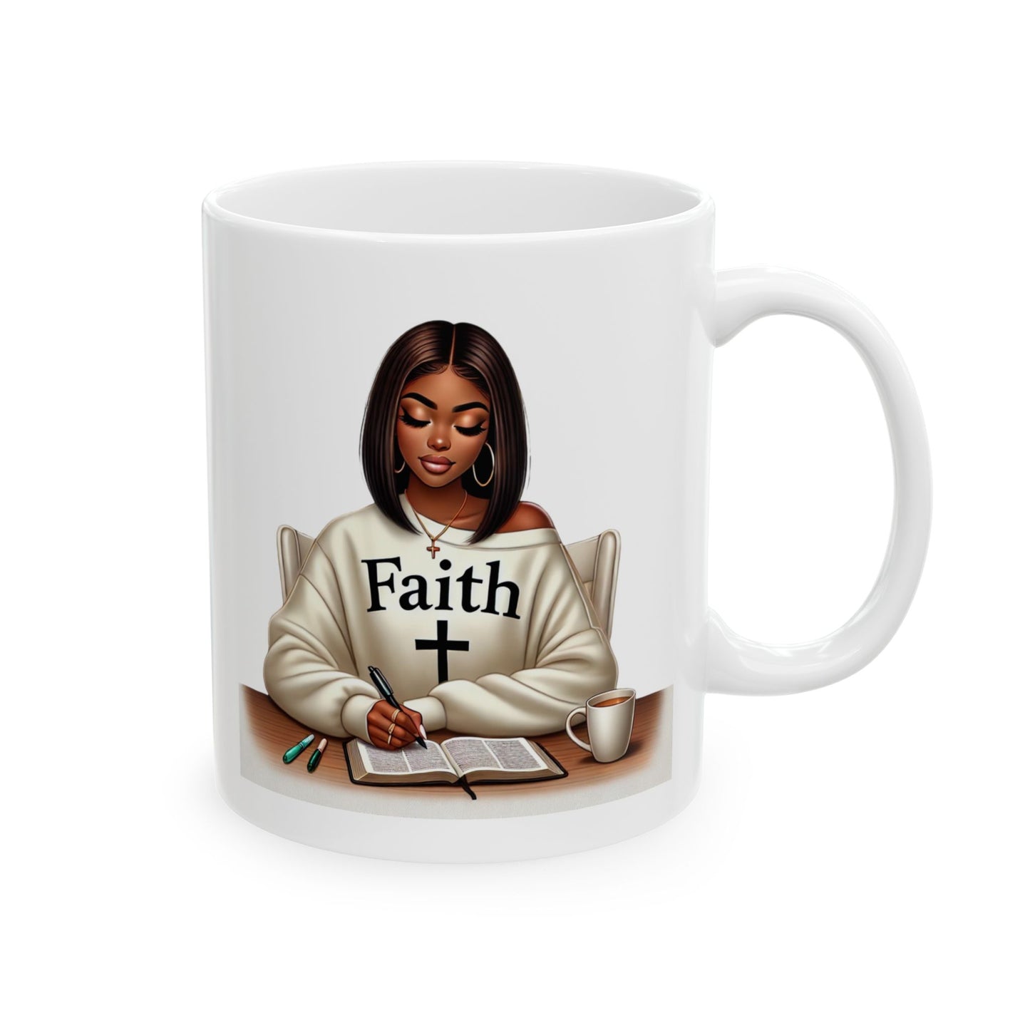 "Faithfully Her" Ceramic Mug – Available in 11oz & 15oz