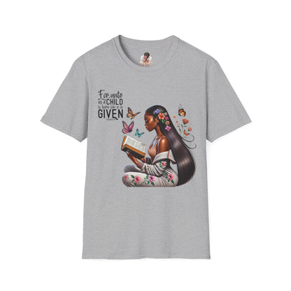 Christian Scripture Unisex Softstyle T-Shirt - Isaiah 9:6
