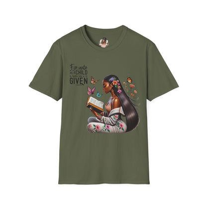 Christian Scripture Unisex Softstyle T-Shirt - Isaiah 9:6