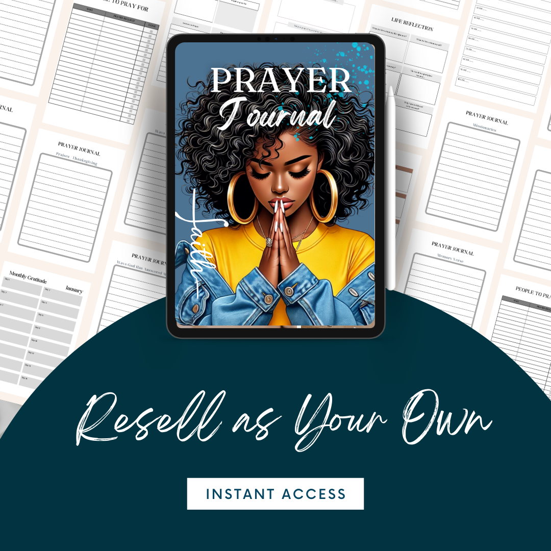Faith Prayer Journal Vol. 2 (35 Pages) – PLR + MRR License