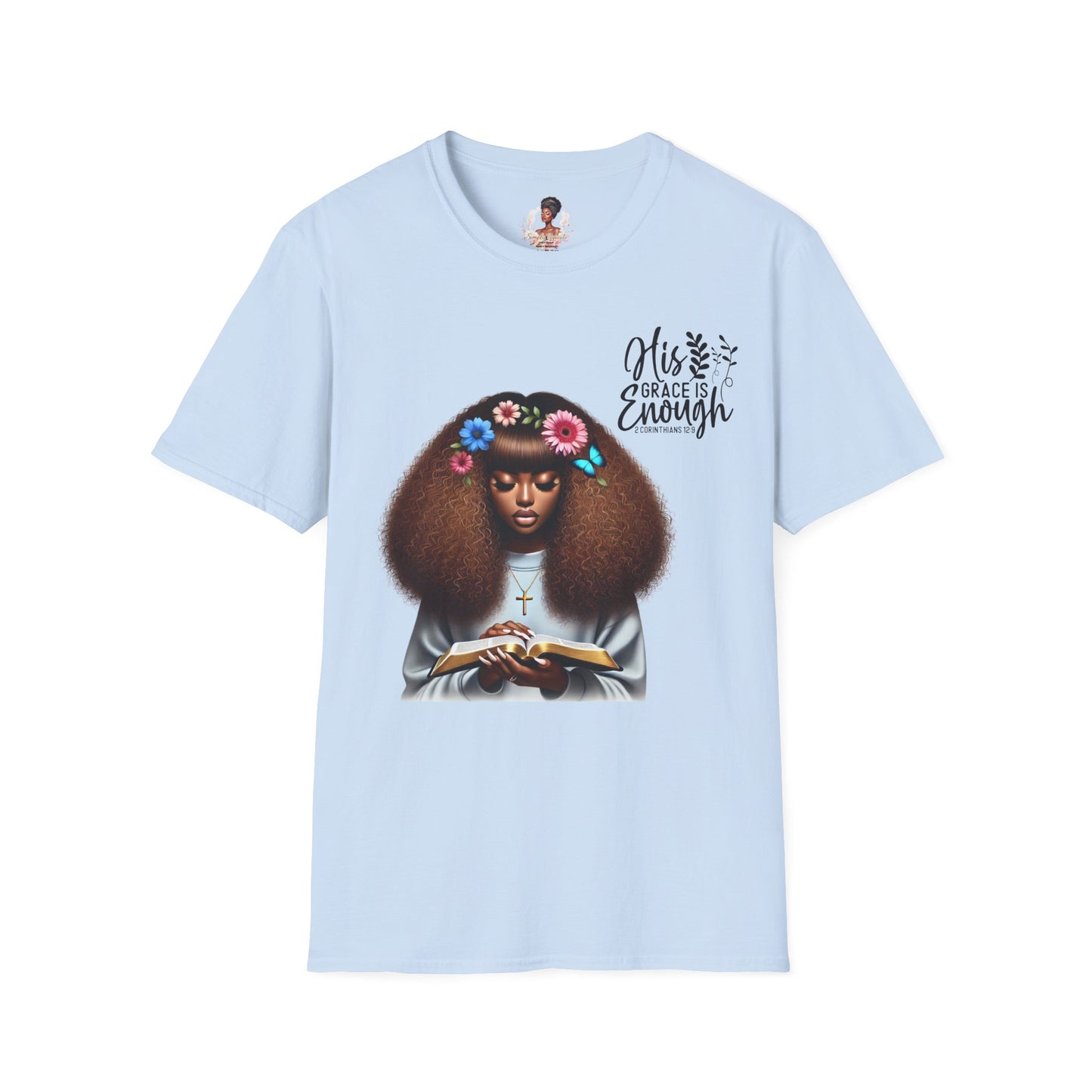Graceful Christian Unisex T-Shirt - His Grace Is Enough Design