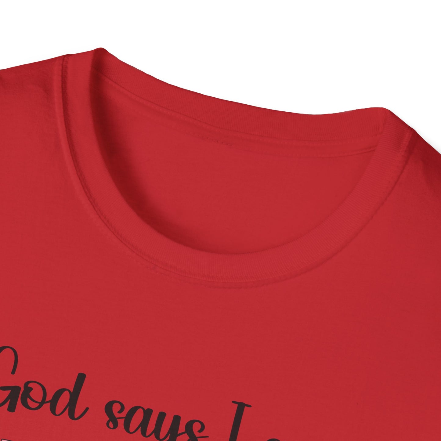 Empowering Affirmation T-Shirt, Inspirational Tee, God Says I Am, Motivational Presence, Self-Love Gift, Unisex Apparel