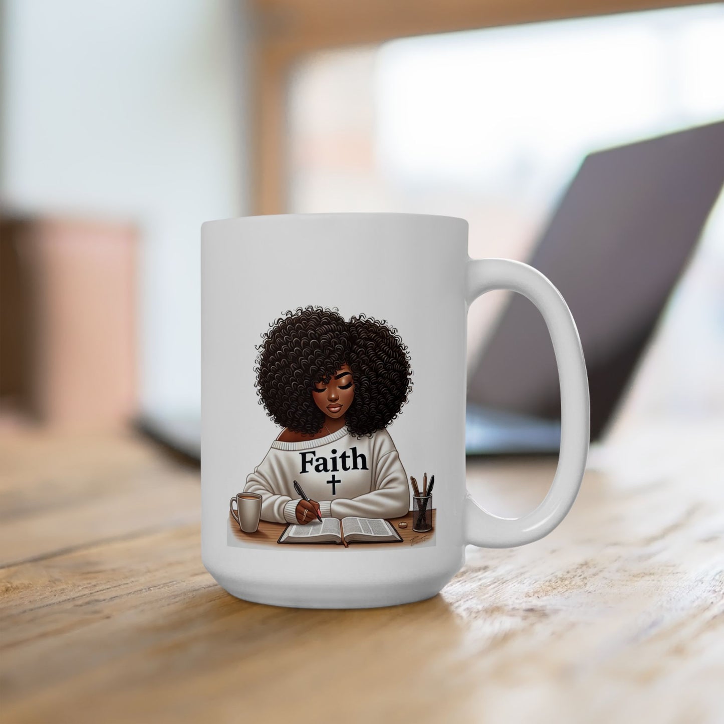 "Faith Unshaken" Ceramic Mug – 11oz & 15oz