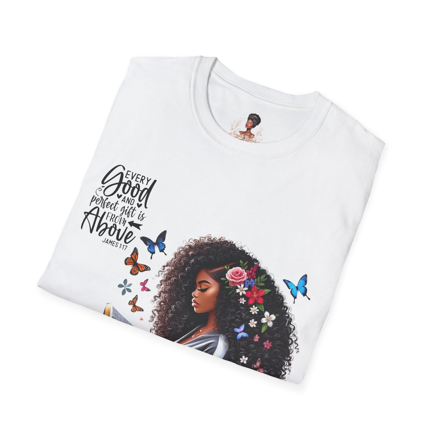 Christian Inspirational Unisex T-Shirt - Every Good And Perfect Gift Is From Above
