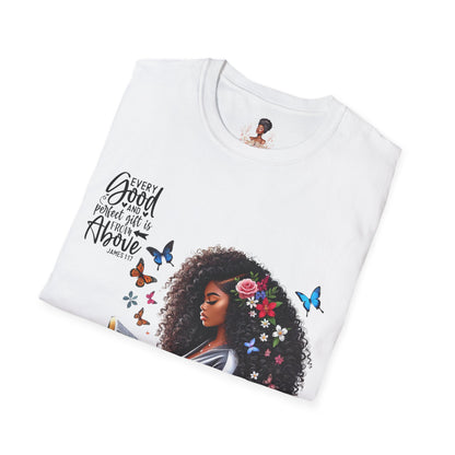 Christian Inspirational Unisex T-Shirt - Every Good And Perfect Gift Is From Above