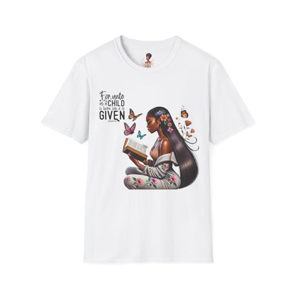 Christian Scripture Unisex Softstyle T-Shirt - Isaiah 9:6