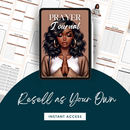Faith Prayer Journal Vol. 1 (60 Pages) – PLR + MRR License