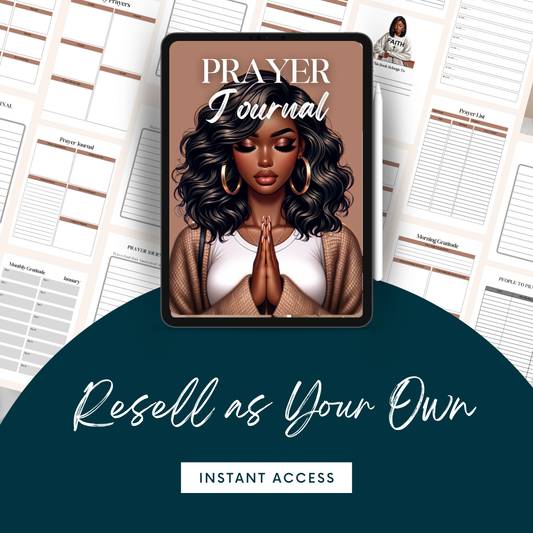 Faith Prayer Journal Vol. 1 (60 Pages) – PLR + MRR License