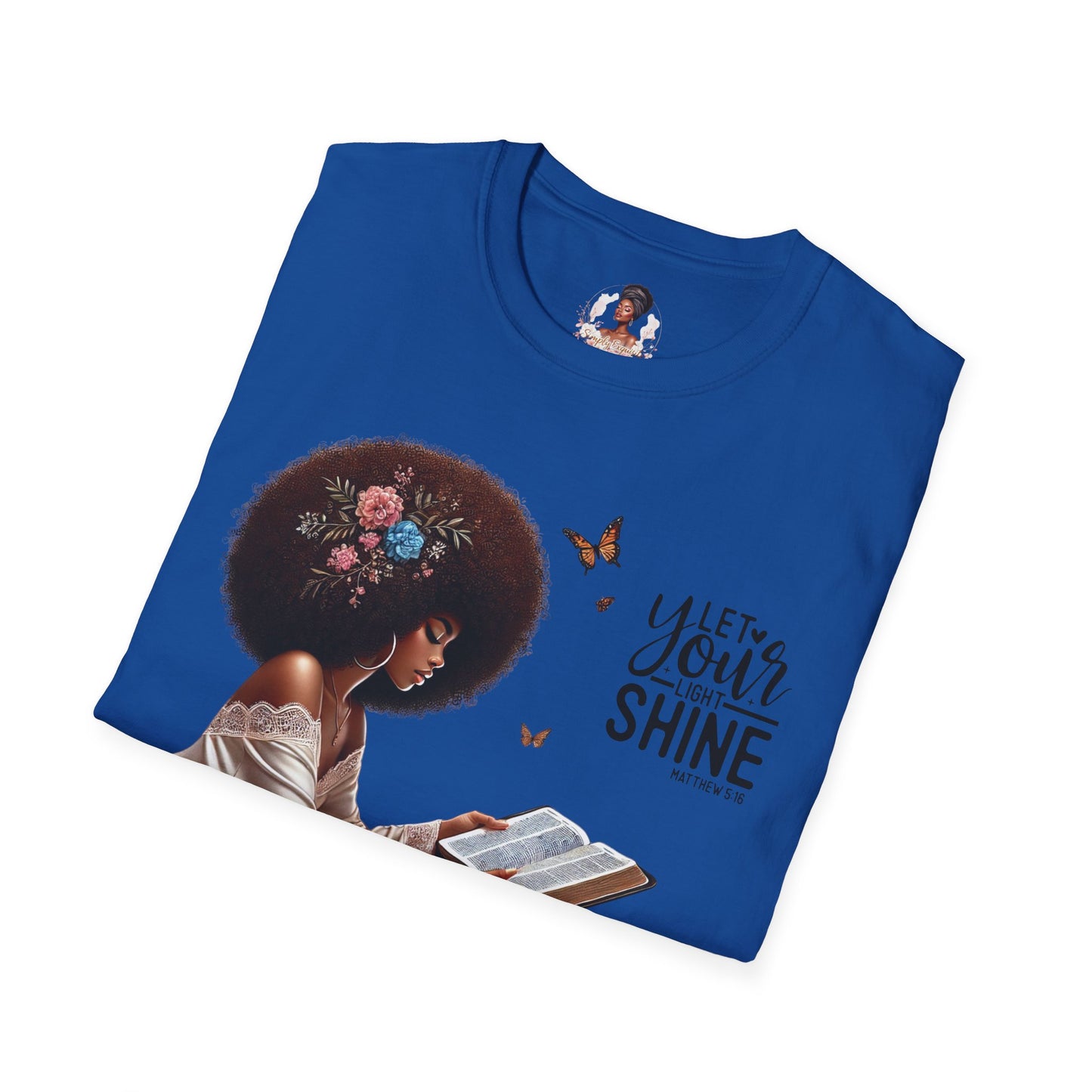 Let Your Light Shine Unisex T-Shirt, Inspirational Tee, Adjustable Fit, Every Day Wear, Gift for Her