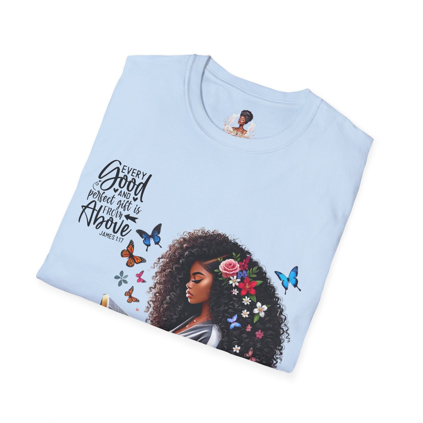 Christian Inspirational Unisex T-Shirt - Every Good And Perfect Gift Is From Above
