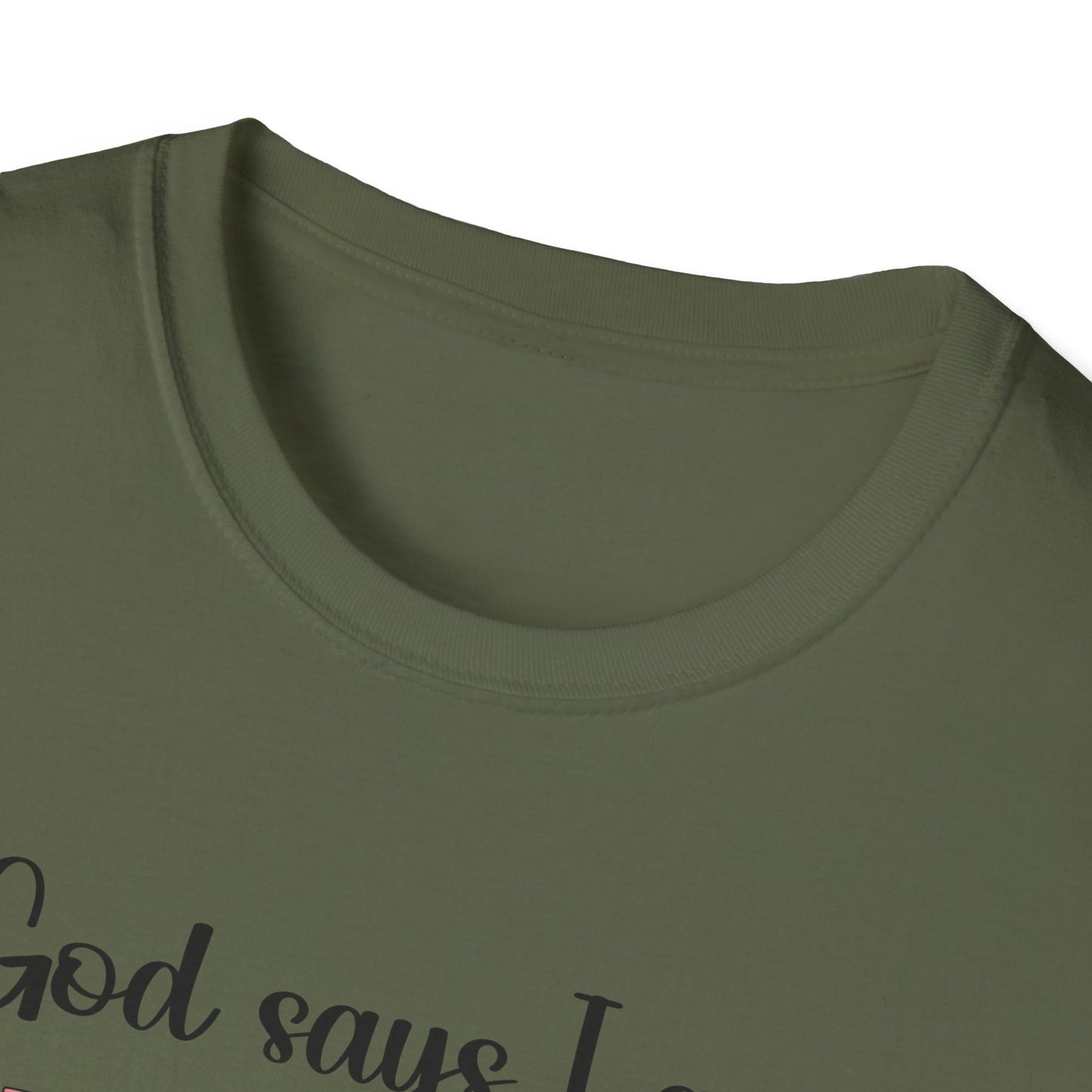 Empowering Affirmation T-Shirt, Inspirational Tee, God Says I Am, Motivational Presence, Self-Love Gift, Unisex Apparel