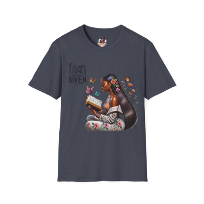 Christian Scripture Unisex Softstyle T-Shirt - Isaiah 9:6