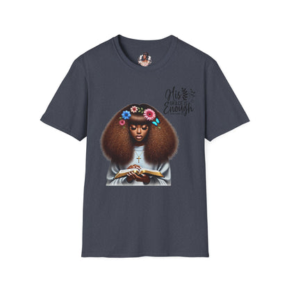 Graceful Christian Unisex T-Shirt - His Grace Is Enough Design