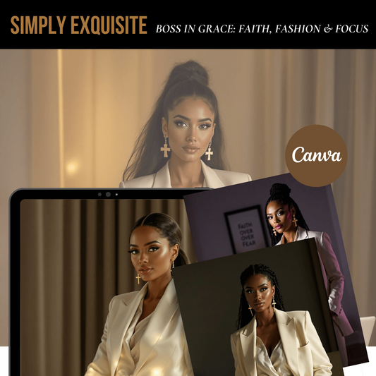 Boss in Grace: Faith, Fashion, and Focus — Stock Photo Bundle (Digital Download)